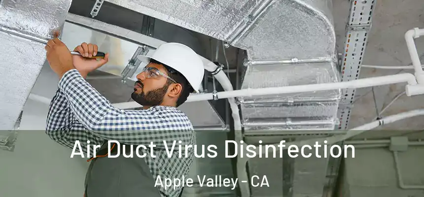 Air Duct Virus Disinfection Apple Valley - CA